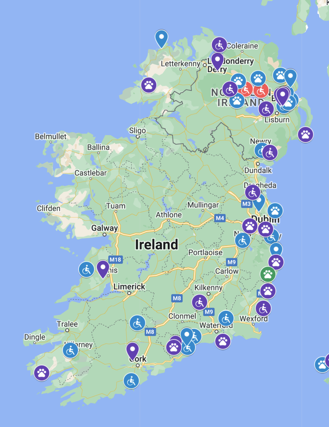 Ireland Map